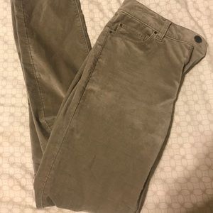Ann Taylor suede skinny pants - like new